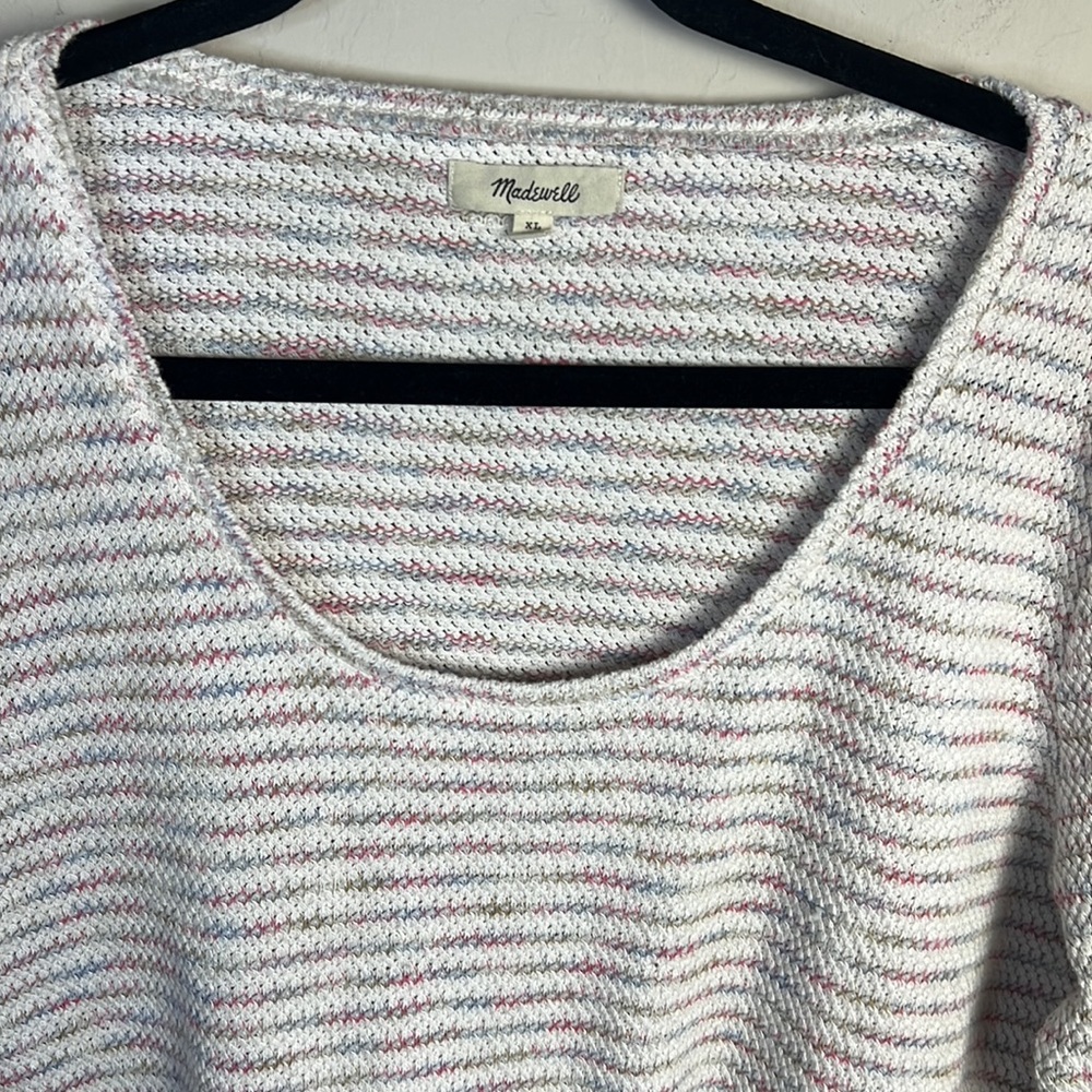 Madewell Scoop Neck Striped Long Sleeve Top - Picture 5 of 8